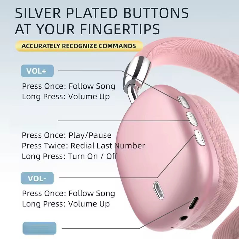 Wireless Girls Girl Headphones