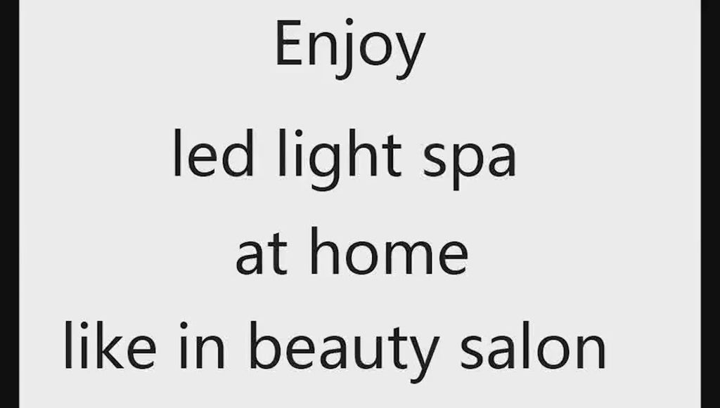 LED face & neck Beauty Mask